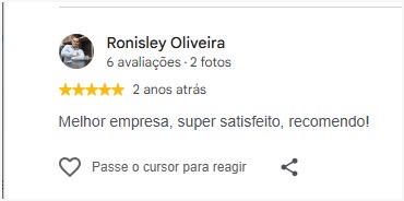 Avaliação de cliente da ConeSul Energy no Google, imagem 4
